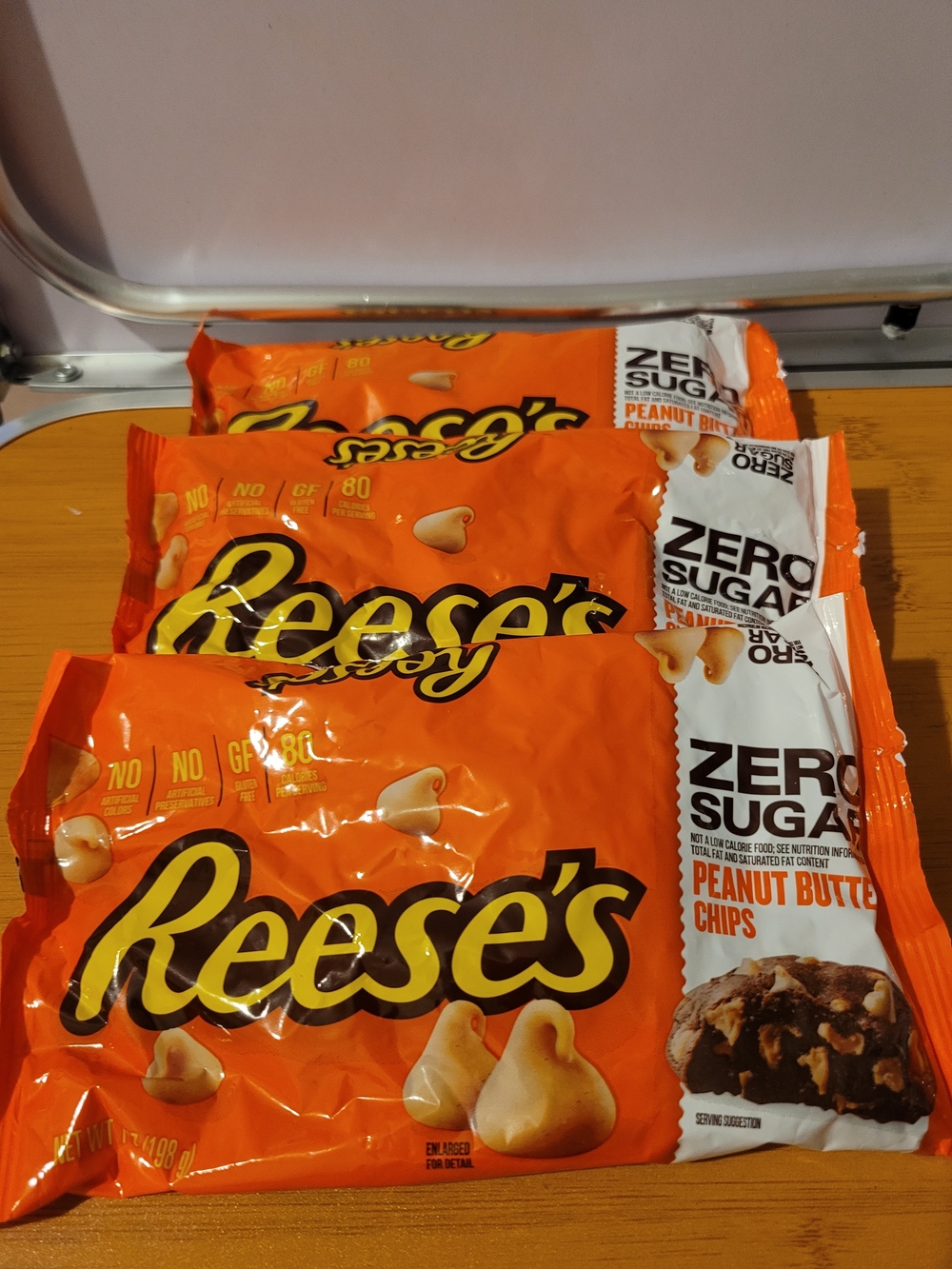 3x Zero Sugar Peanut Butter Chips - Orange